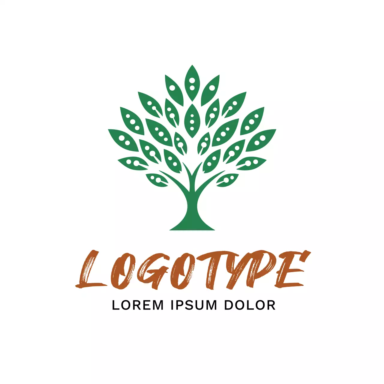 Green Minimal Design Logo