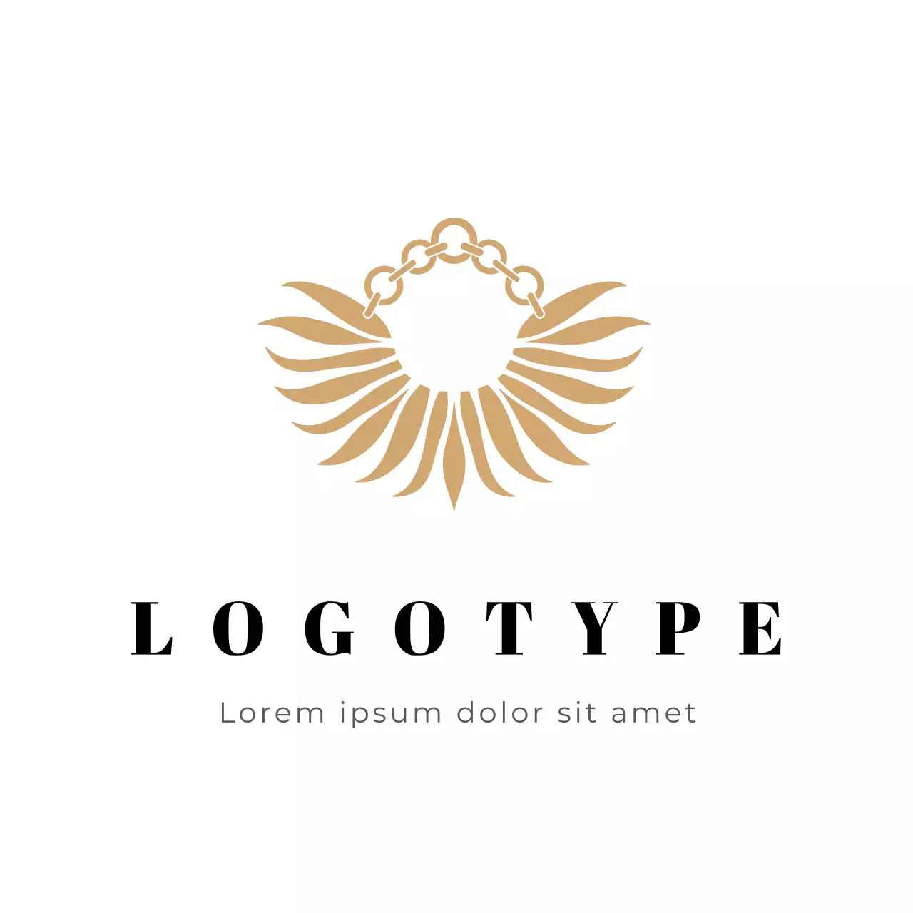 Gold Elegant Design Logo