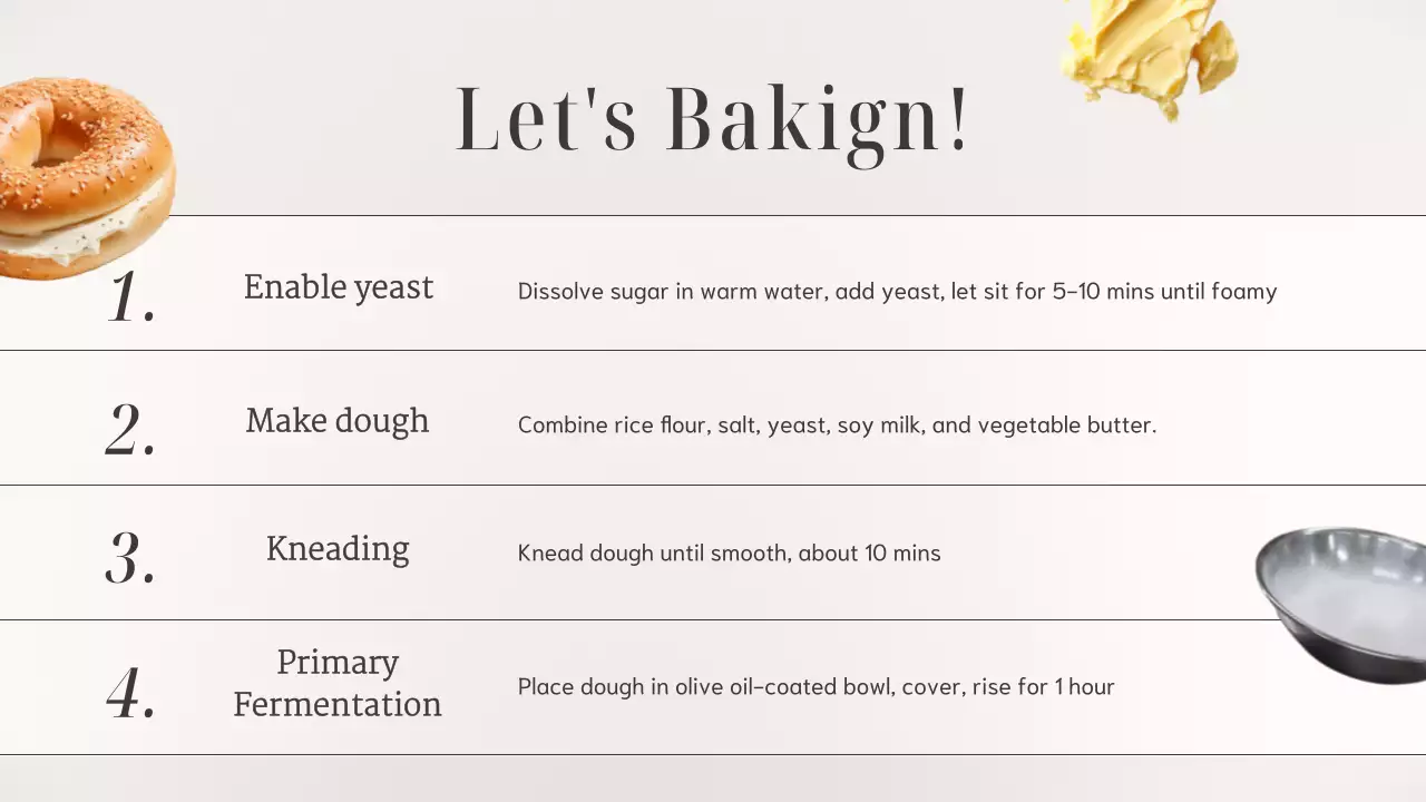 Beige Modern Baking Class Presentation