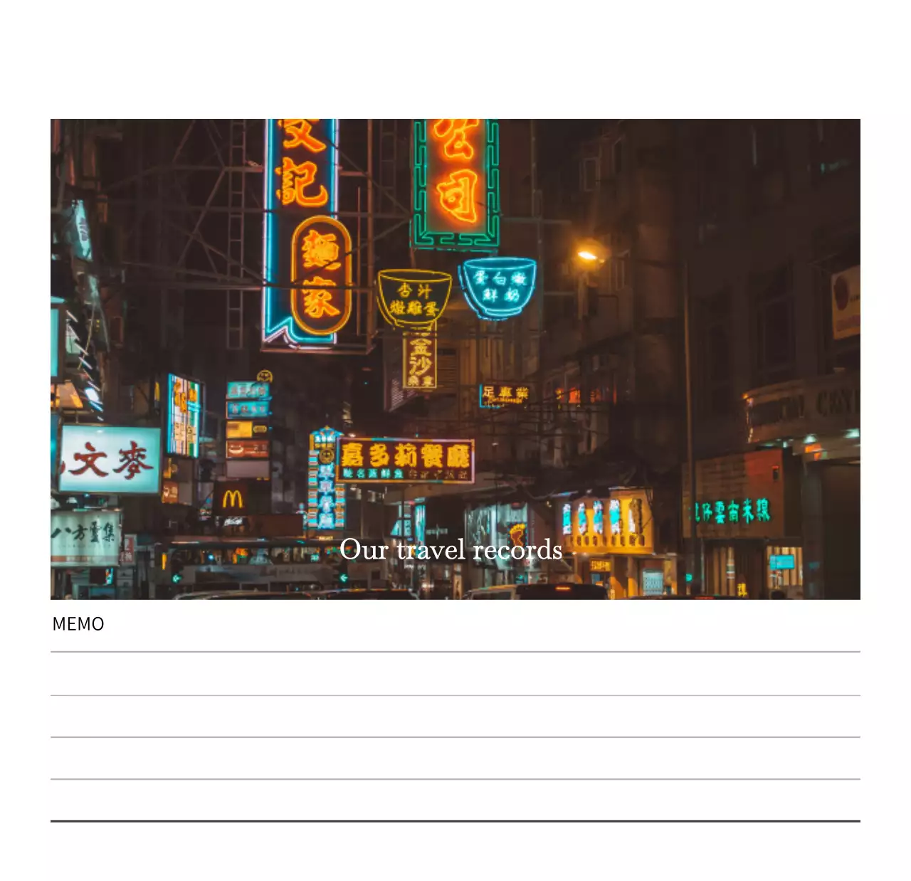 다양한 국가의 여행 프레임 사진 컨셉