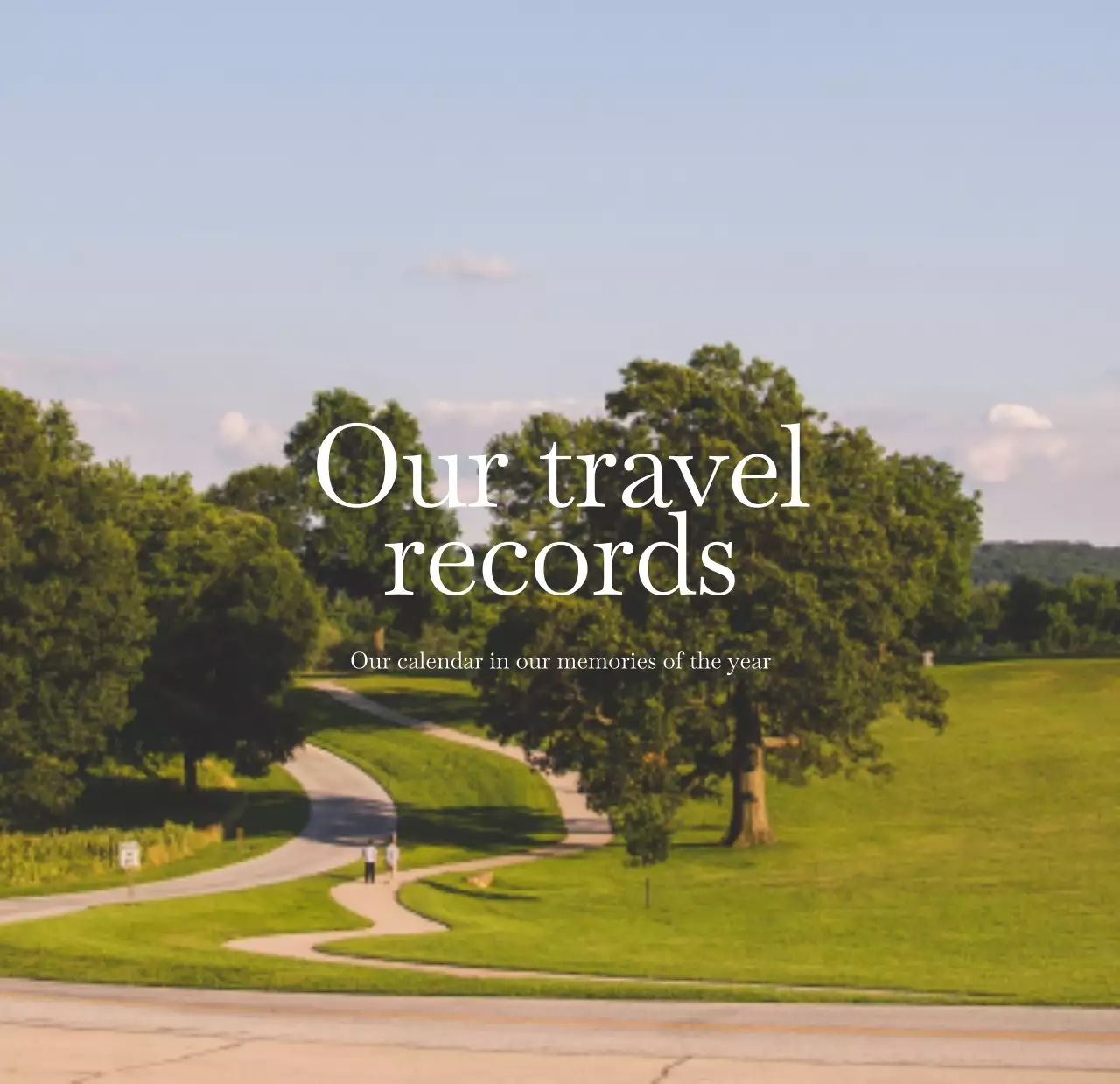 다양한 국가의 여행 프레임 사진 컨셉