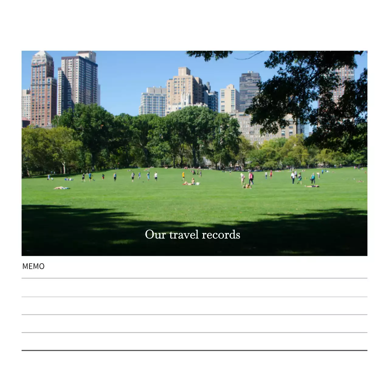 다양한 국가의 여행 프레임 사진 컨셉