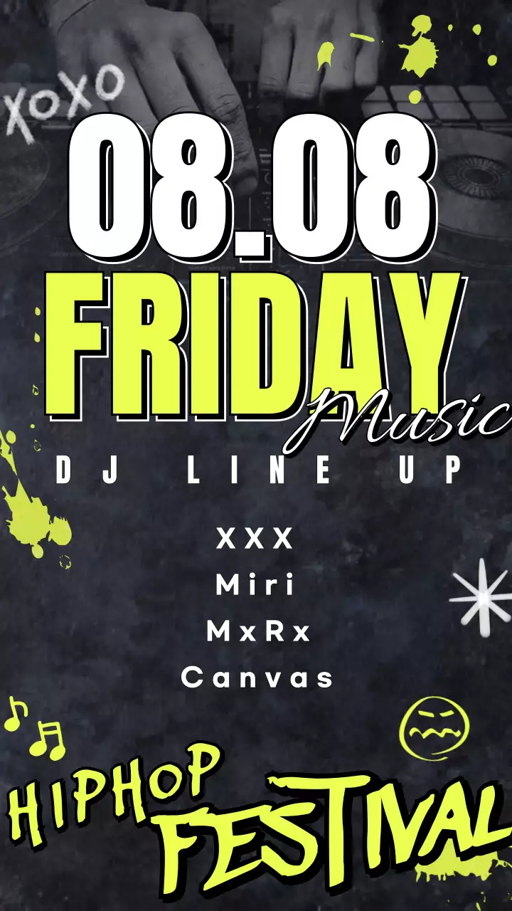 연두와 검정의 트렌드한 콘서트 설명 동영상