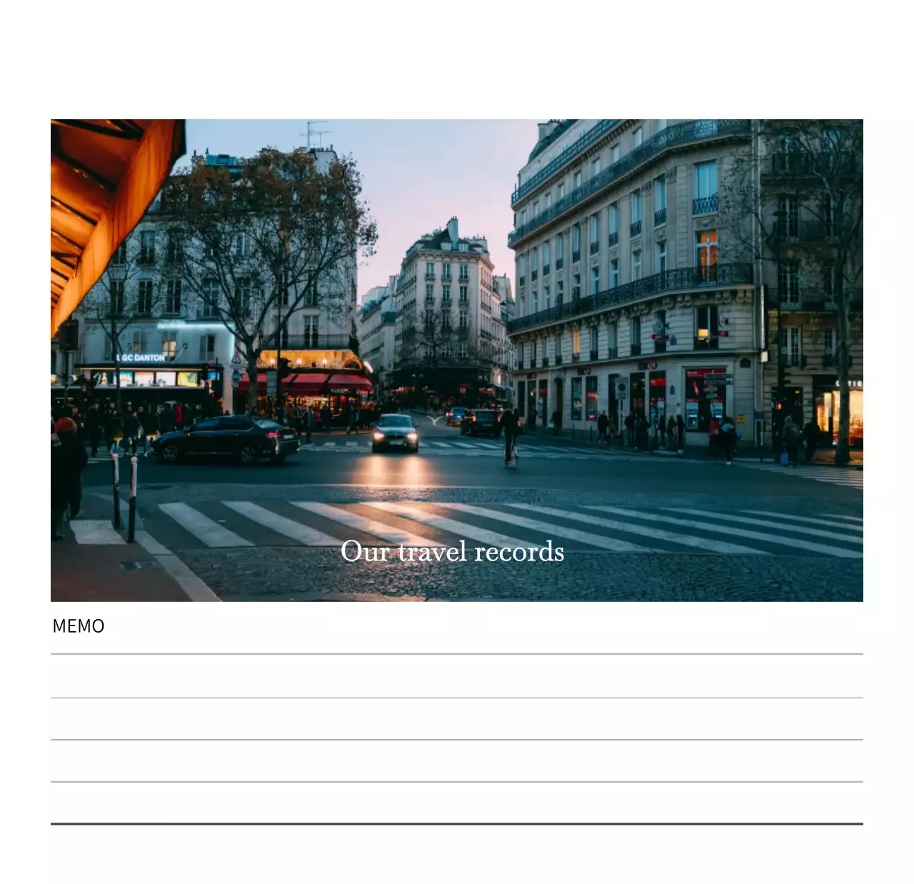 다양한 국가의 여행 프레임 사진 컨셉