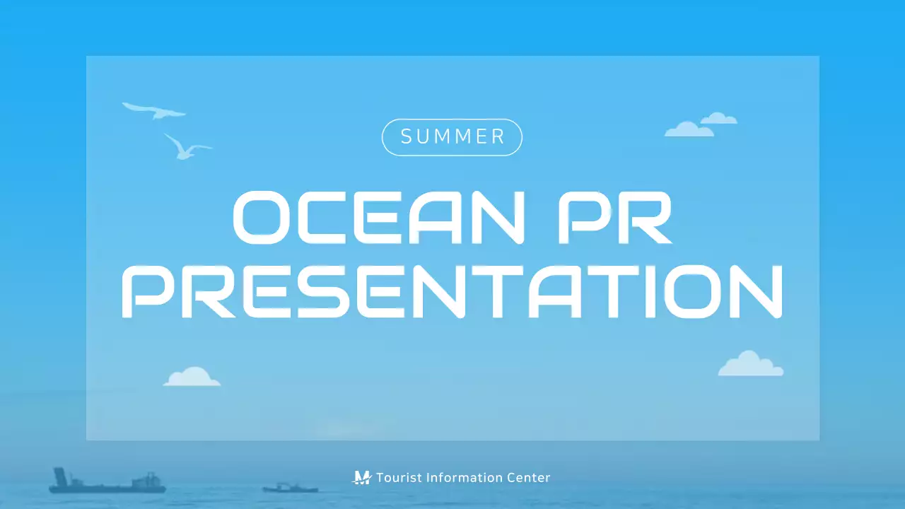 A simple, blue-and-white Busan tourist guide