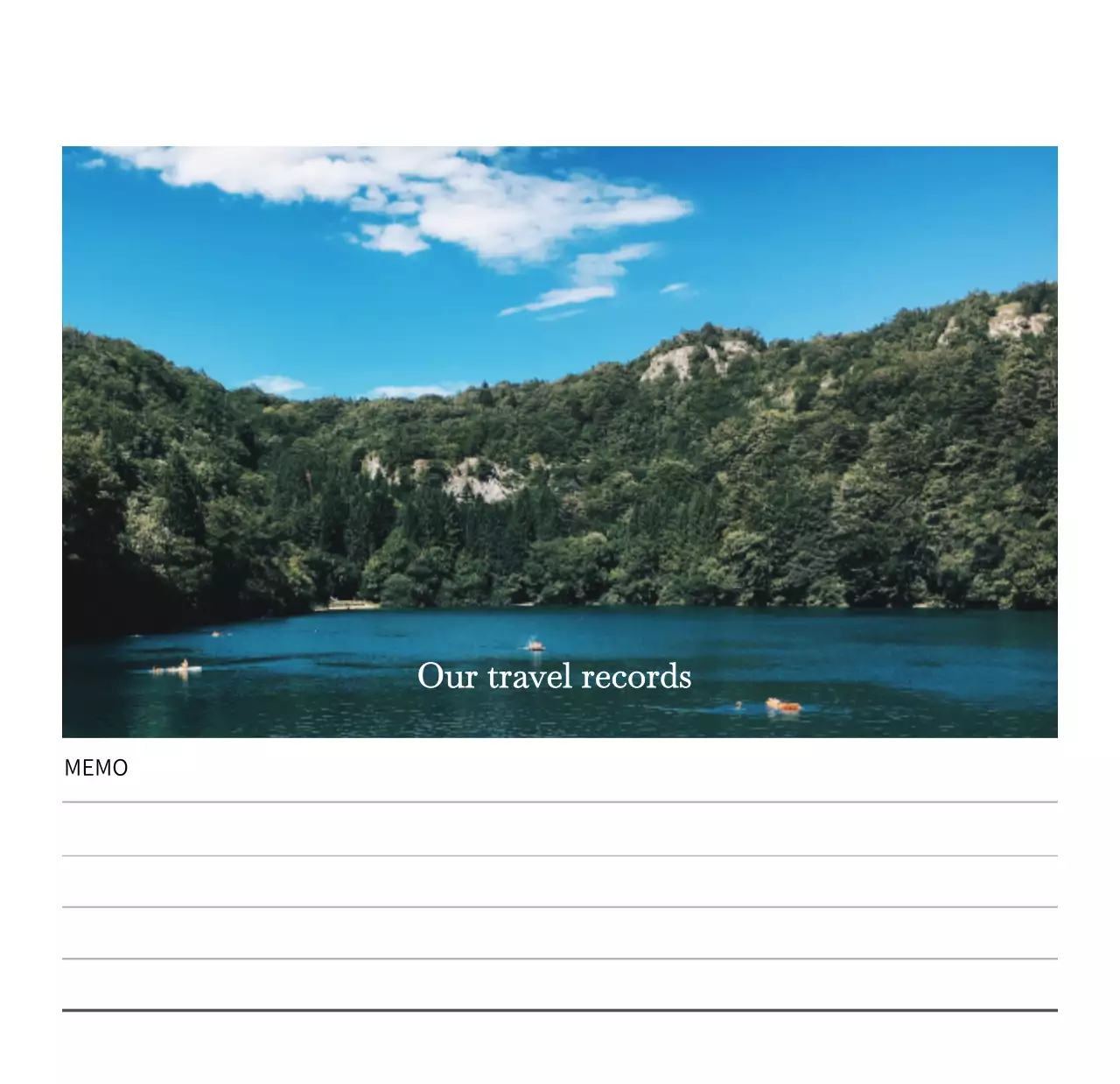 다양한 국가의 여행 프레임 사진 컨셉