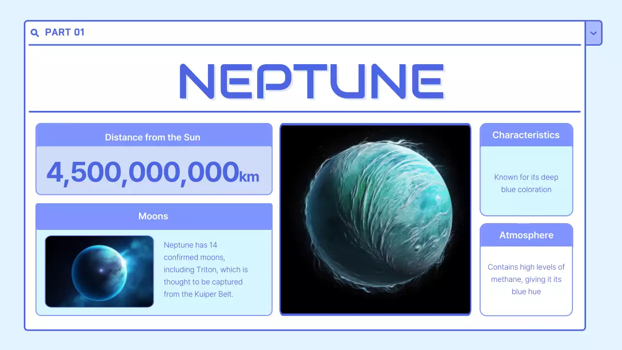 Blue Modern Space Guide Presentation