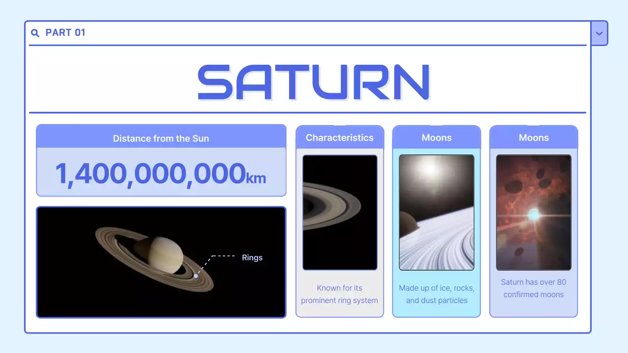 Blue Modern Space Guide Presentation