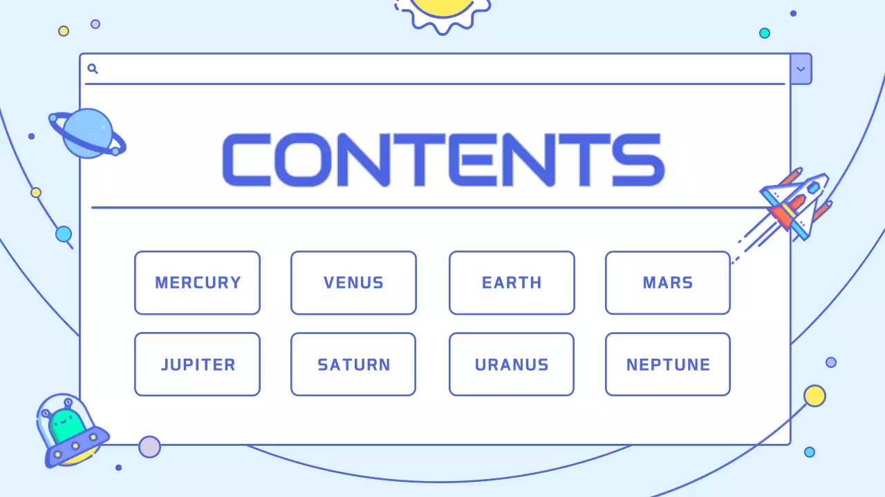 Blue Modern Space Guide Presentation