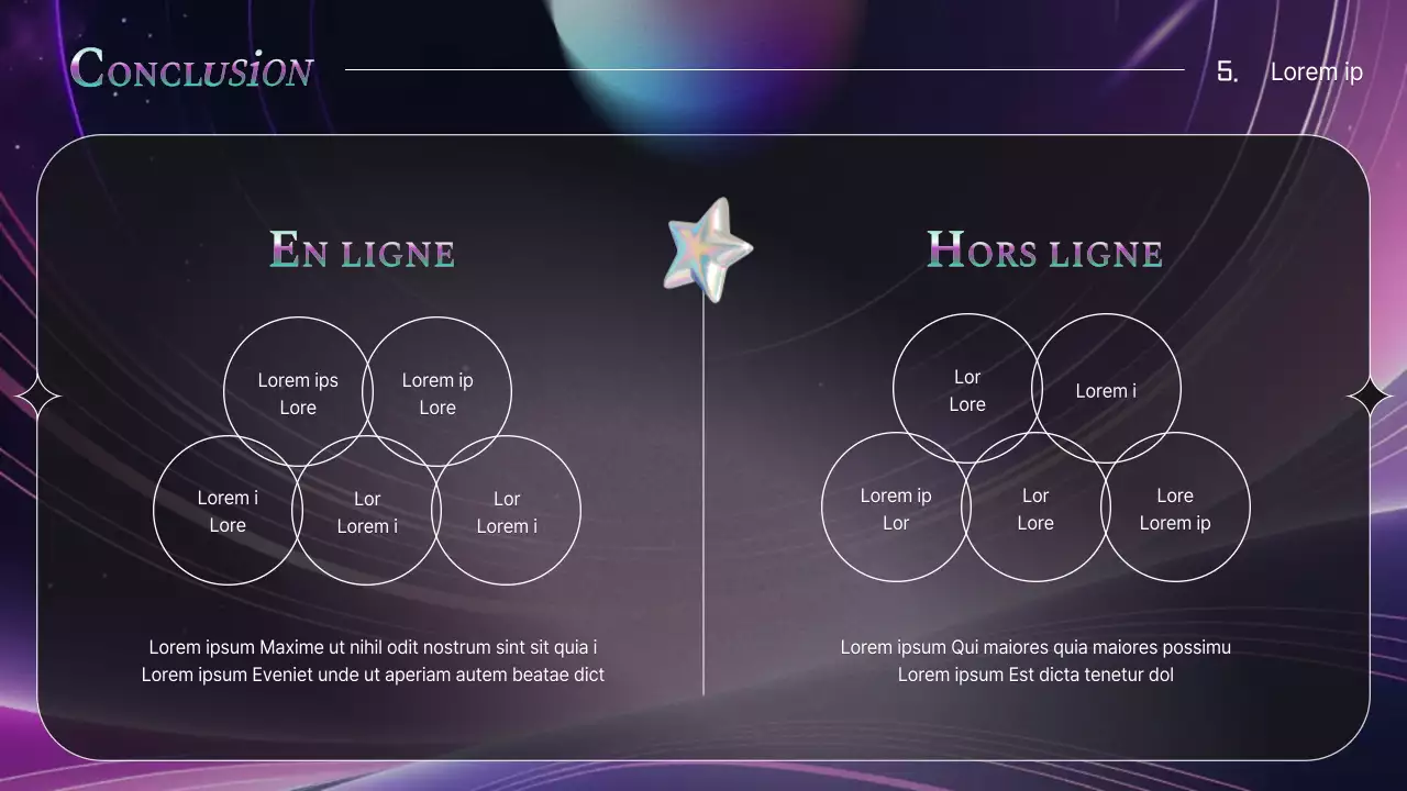 ネイビー シンプル ビジネス プレゼンテーション