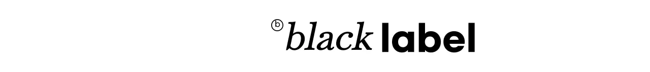 흑백 컬러의 심플하고 깔끔한 폰트 조합 로고 스타일 옷가게 판촉 및 홍보 