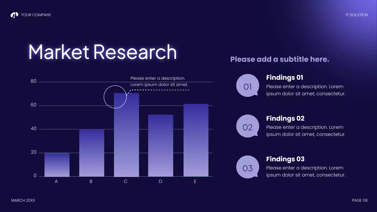 blue modern technology presentation