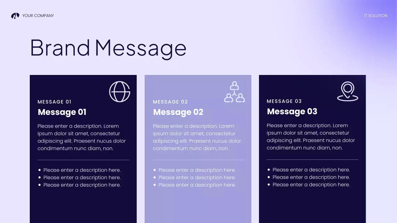 blue modern technology presentation