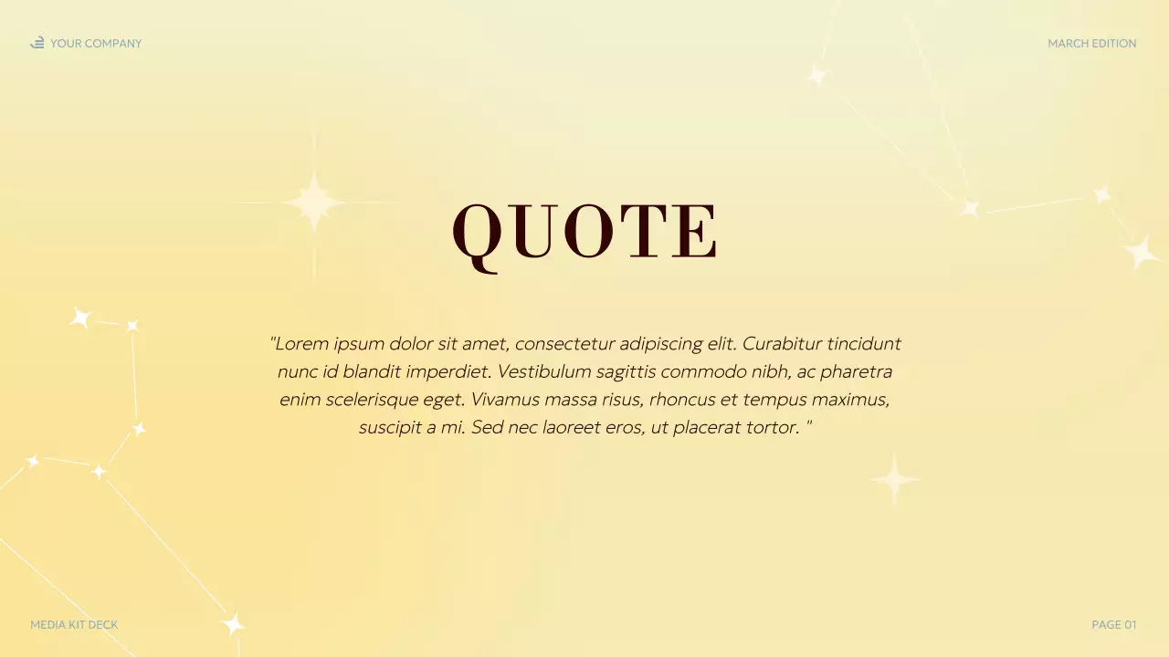 pastel elegant media presentation