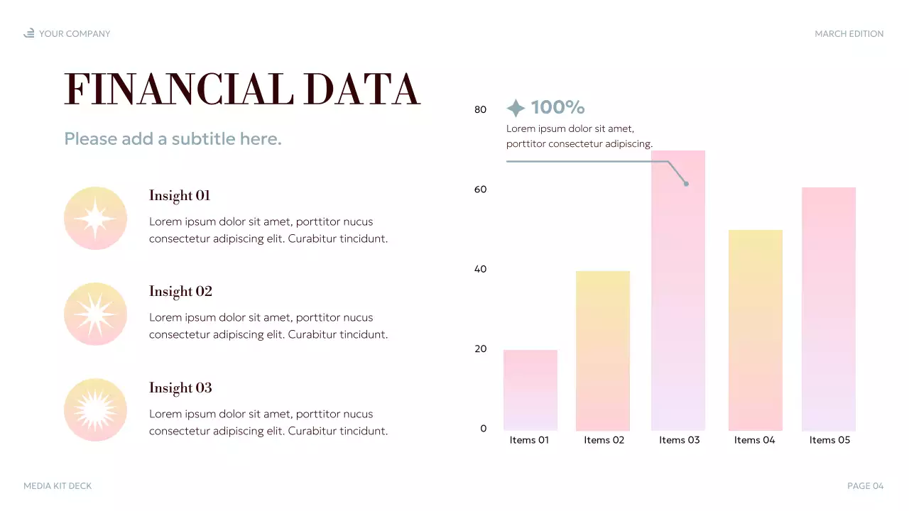 pastel elegant media presentation