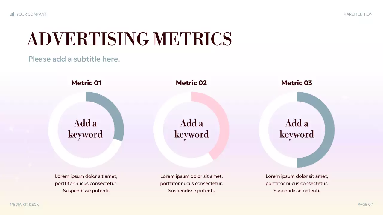 pastel elegant media presentation