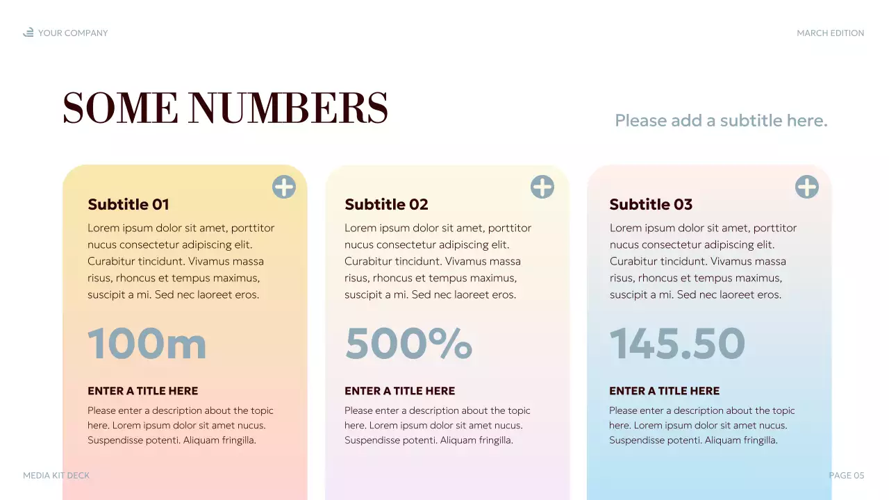 pastel elegant media presentation