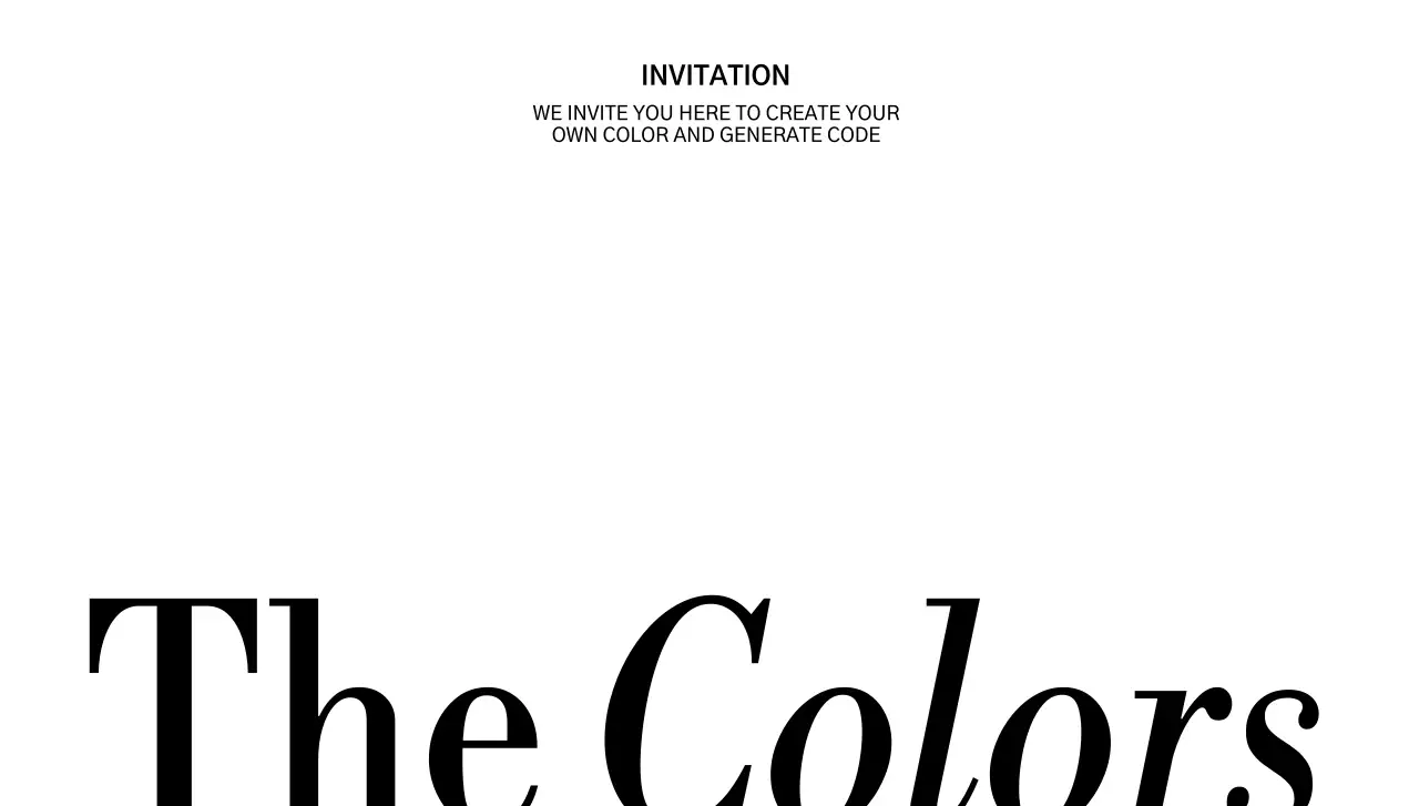 검정색의 텍스트로 이루어진 깔끔하고 세련된 스타일의 전시회 초대장용