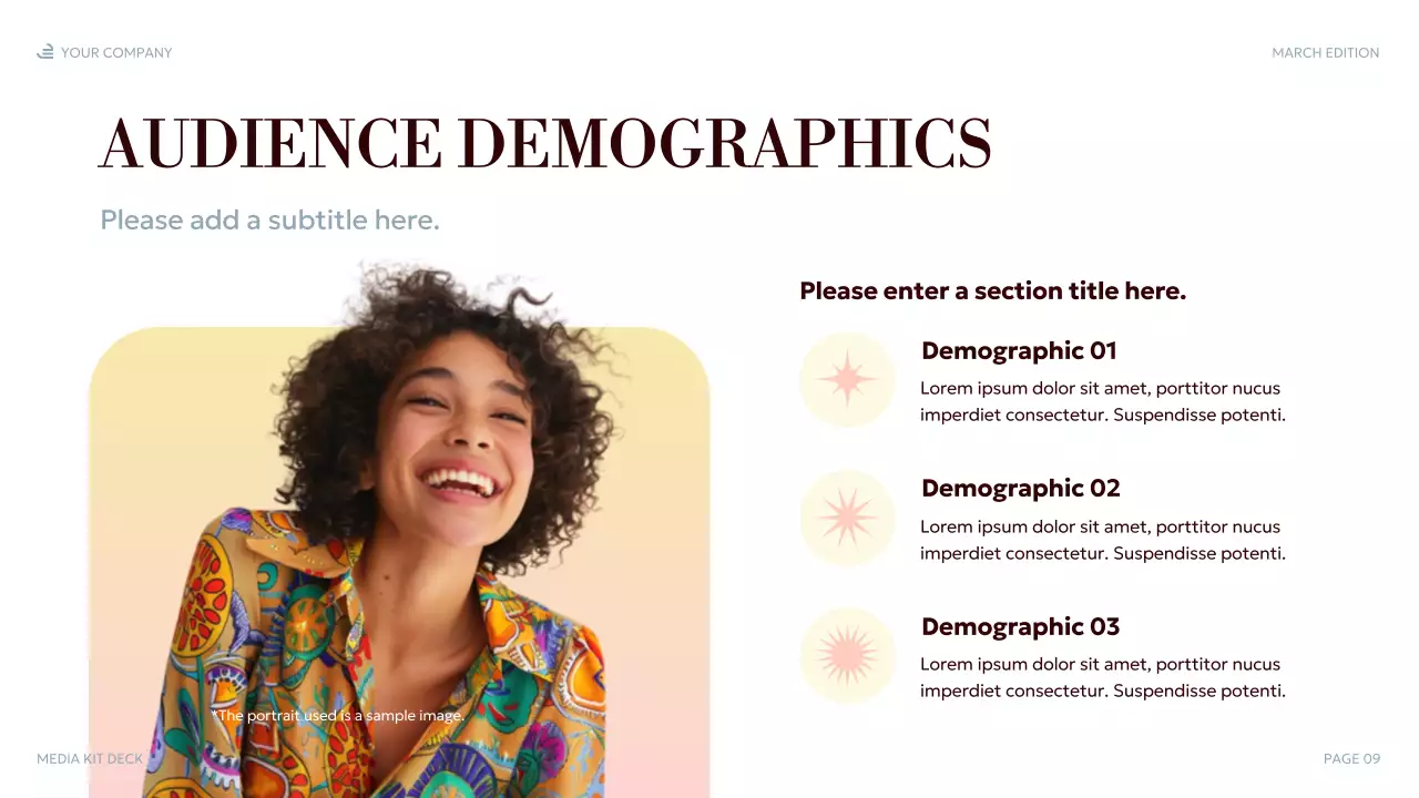 pastel elegant media presentation