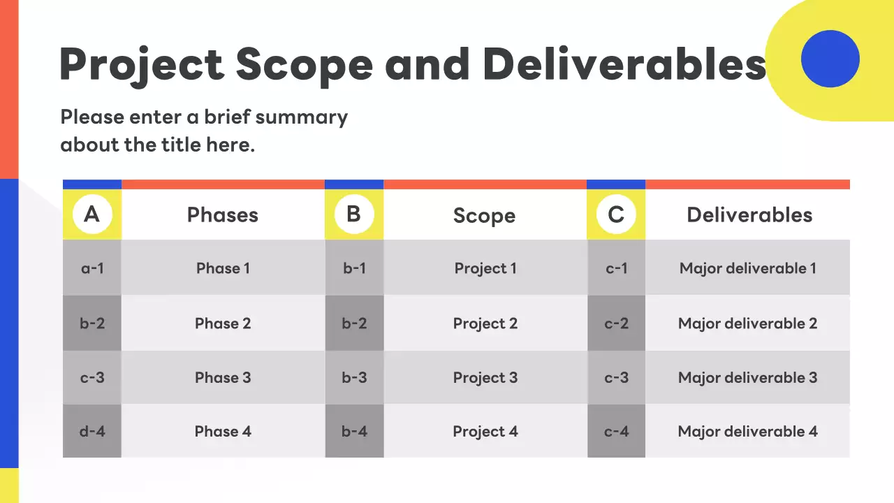 Colorful Geometric Business Kick Off Meeting Pitch Presentation