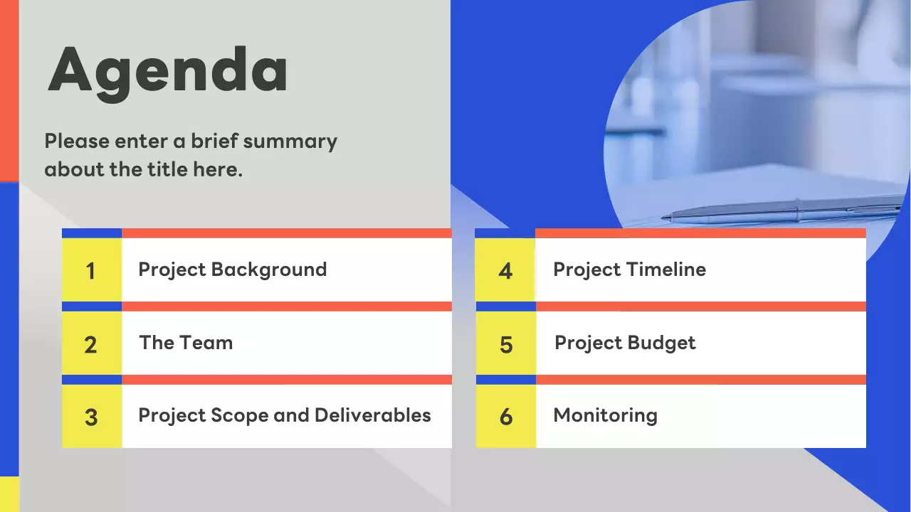 Colorful Geometric Business Kick Off Meeting Pitch Presentation