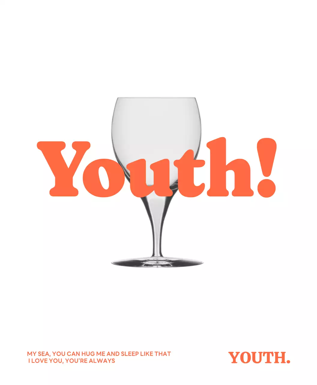 오렌지색의 클래식하고 멋진 카페 굿즈 에코백