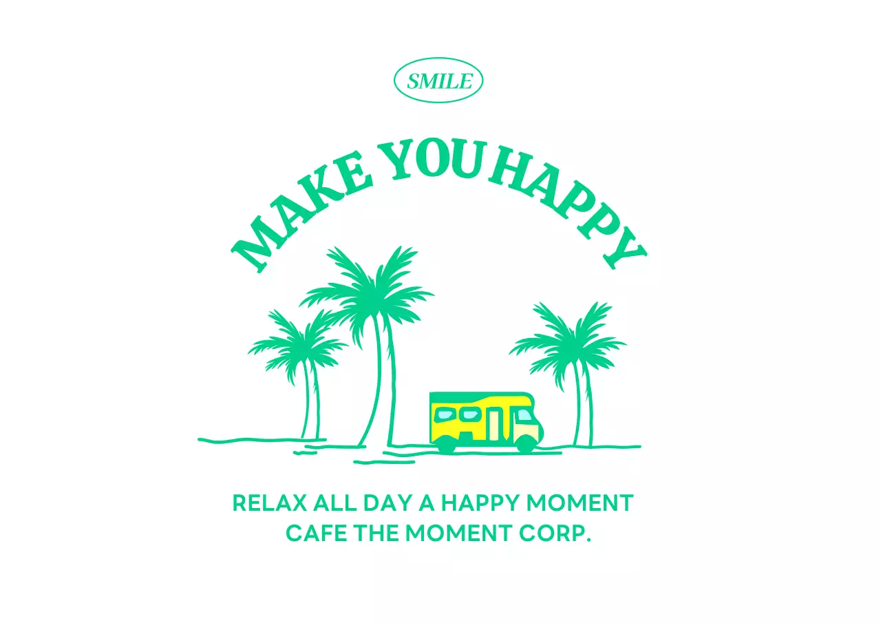 초록 트로피칼 카페 홍보