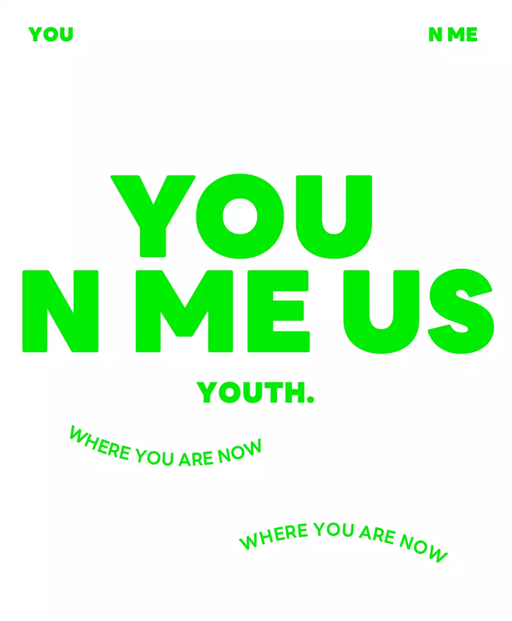 연두색의 미니멀하고 심플한 개인 굿즈 에코백