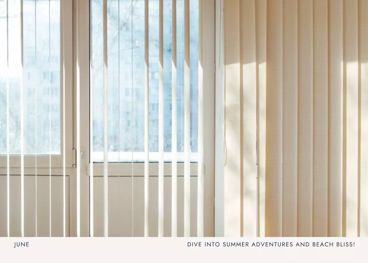 아이보리 모던 여행 달력