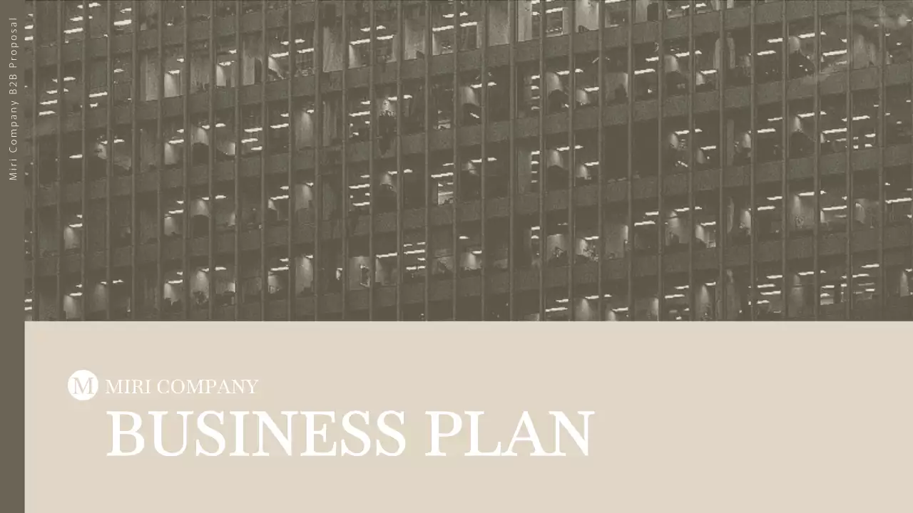 Beige Classic Business Plan Document Presentation