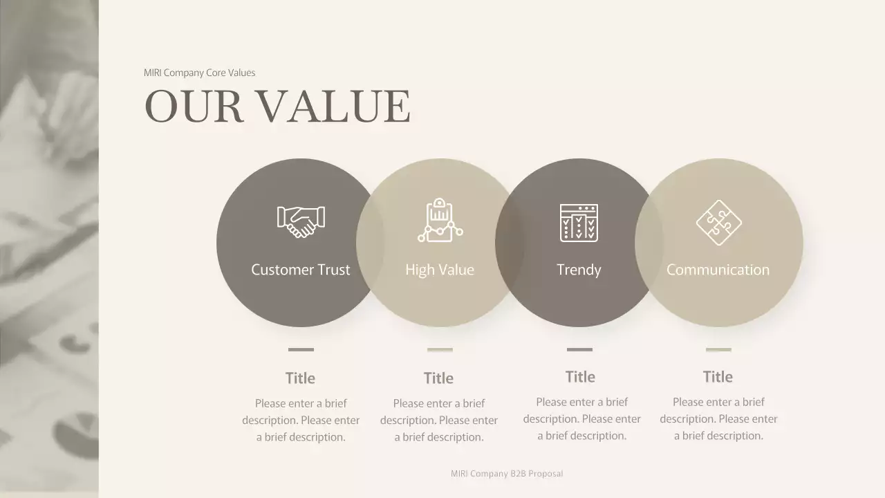 Beige Classic Business Plan Document Presentation