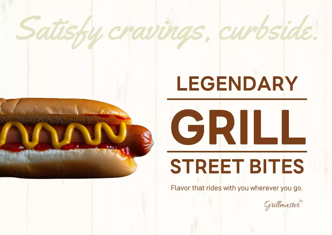 Legendary BBQ Street Bites Poster