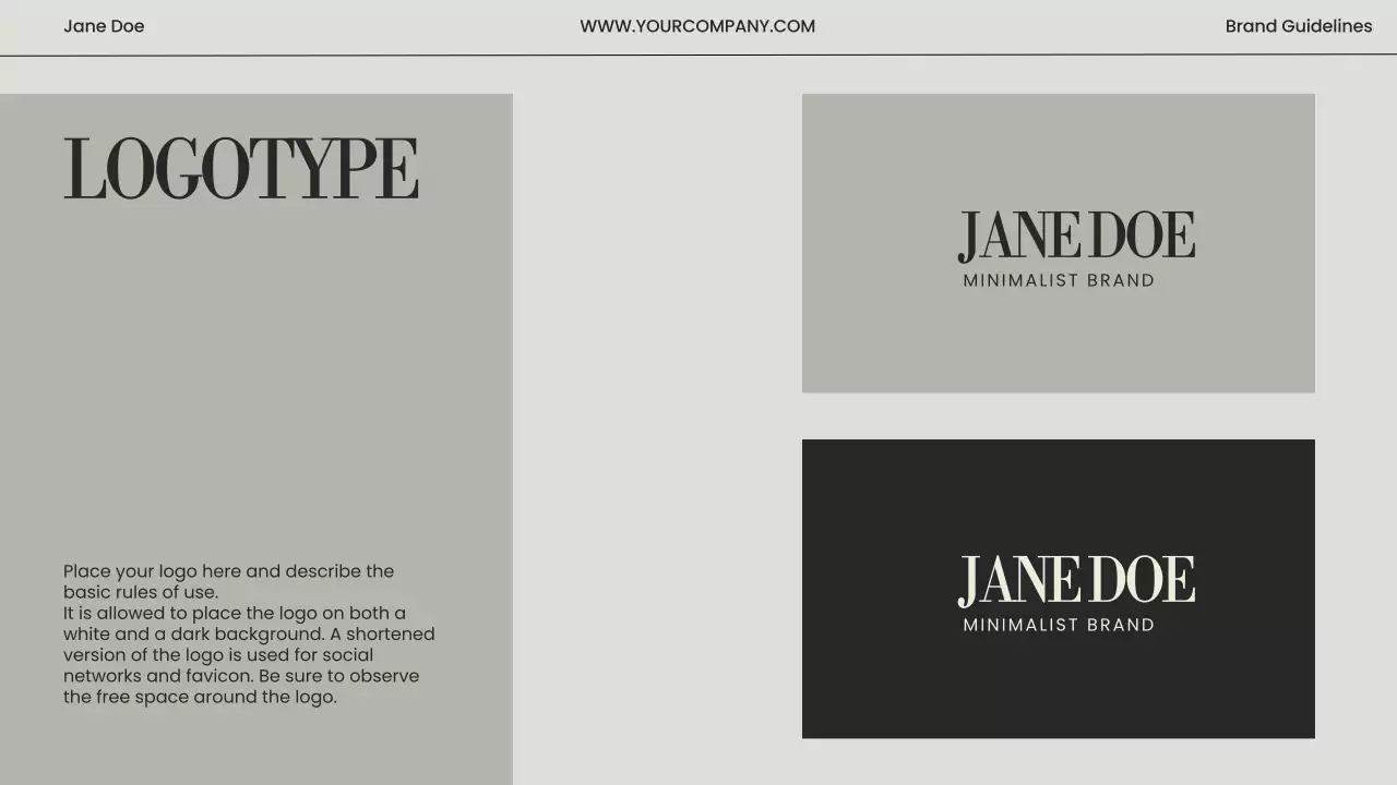 Beige Modern Branding Guidelines Presentation