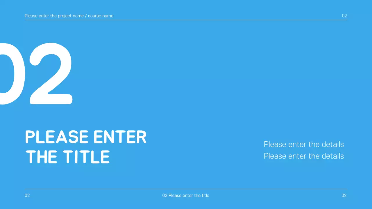 Purple Minimal Template Presentation