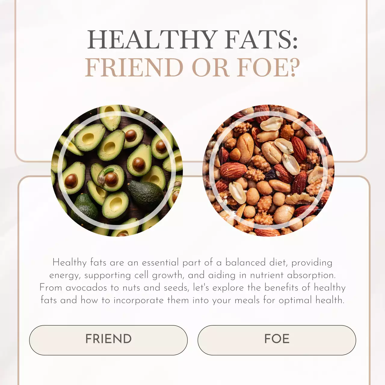 Beige Modern Diet Guide Social Media Post