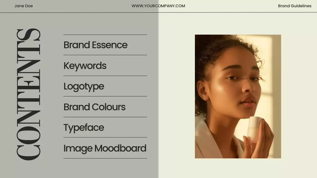 Beige Modern Branding Guidelines Presentation