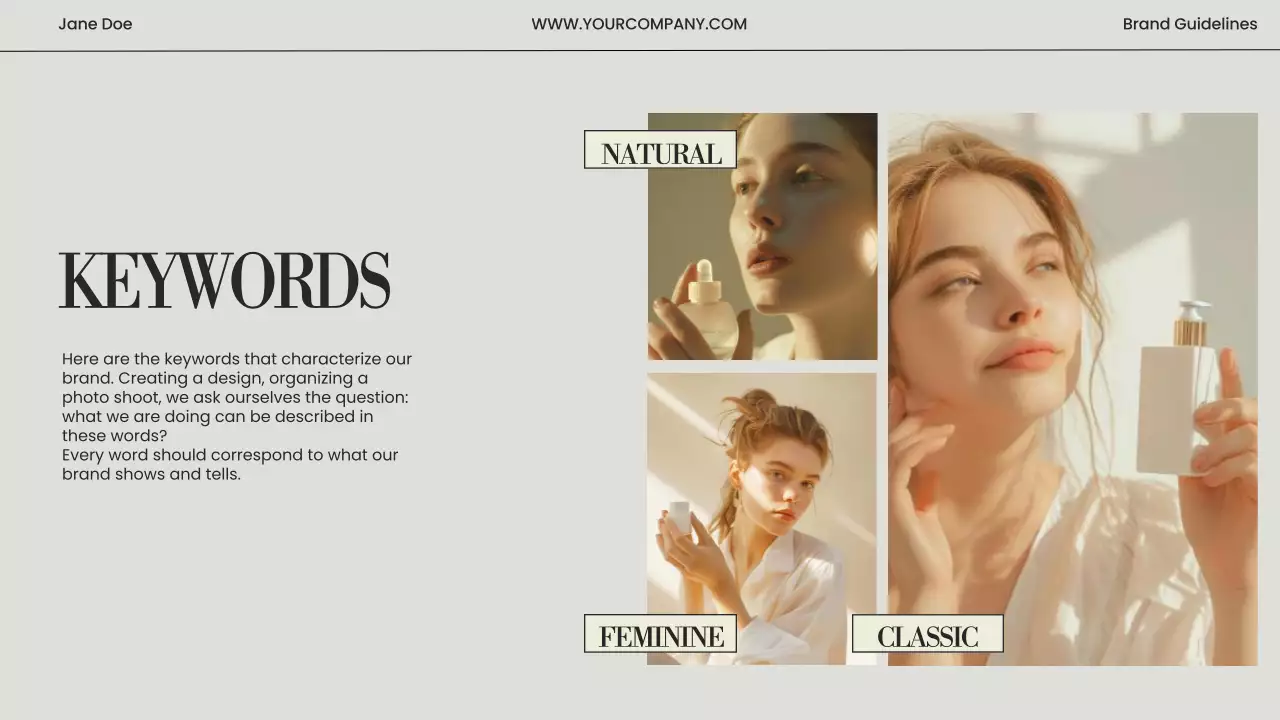 Beige Modern Branding Guidelines Presentation