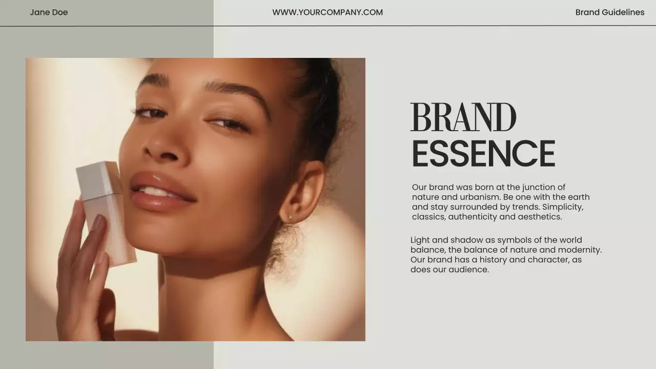 Beige Modern Branding Guidelines Presentation