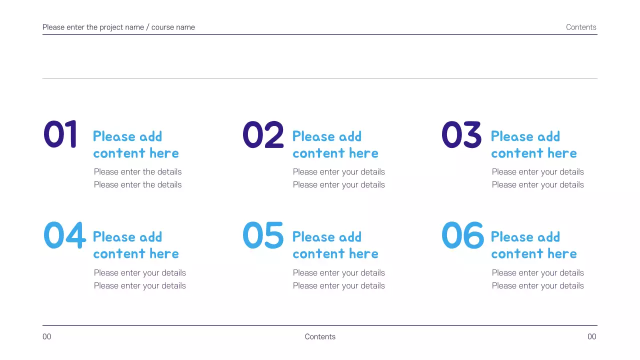 Purple Minimal Template Presentation