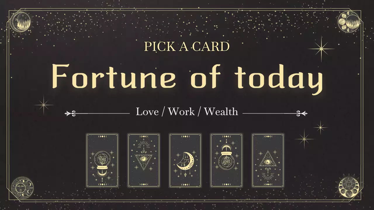 Black and beige tarot card reading for the second half of the year