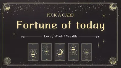 Black and beige tarot card reading for the second half of the year