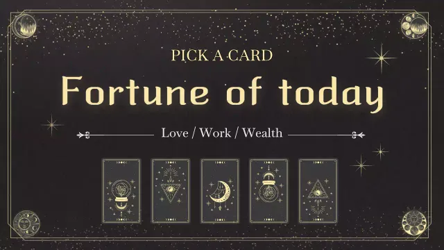 Black and beige tarot card reading for the second half of the year