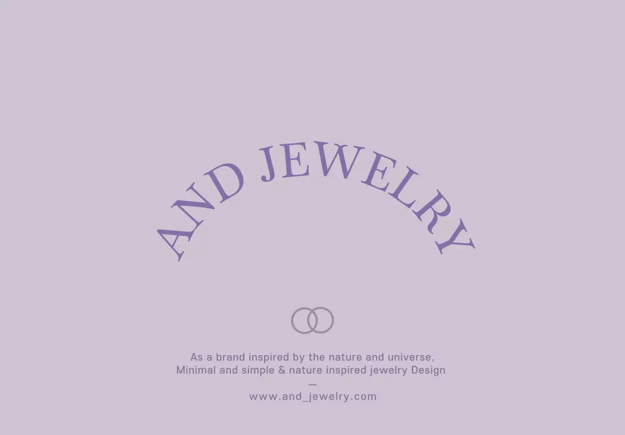 보라색의 심플하고 고급스러운 디자인의 반지 아이콘이 있는 주얼리 가게용