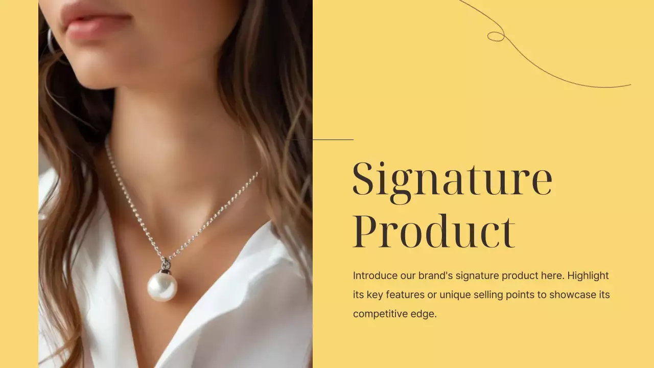 Yellow Elegant Brand Promotion Presentation