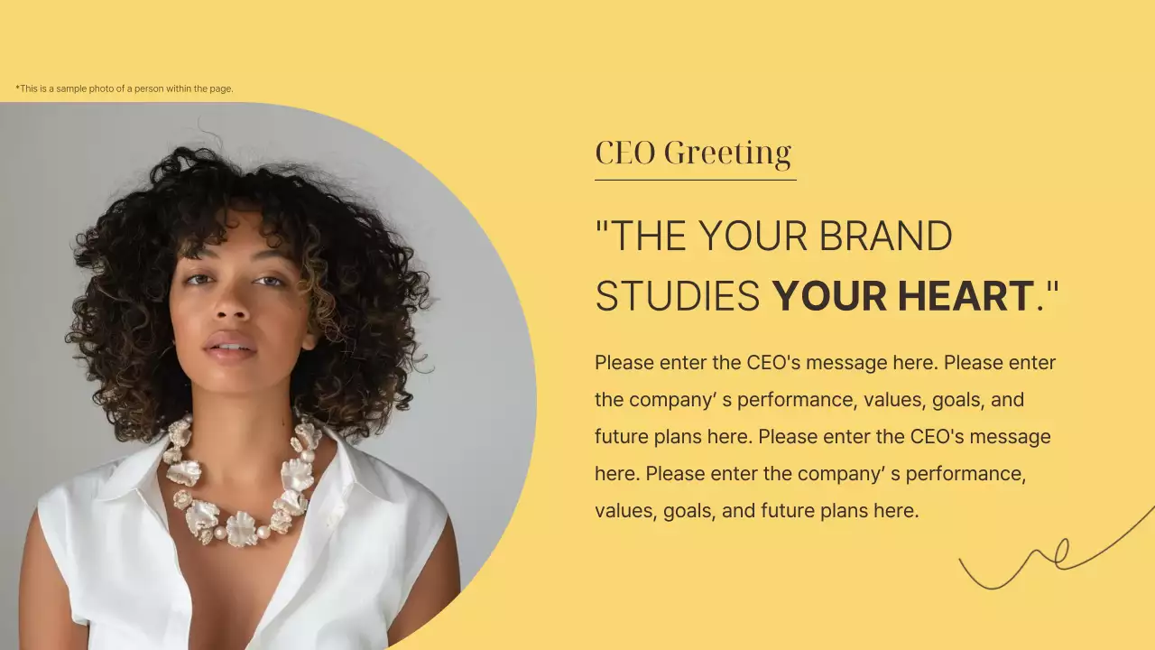 Yellow Elegant Brand Promotion Presentation