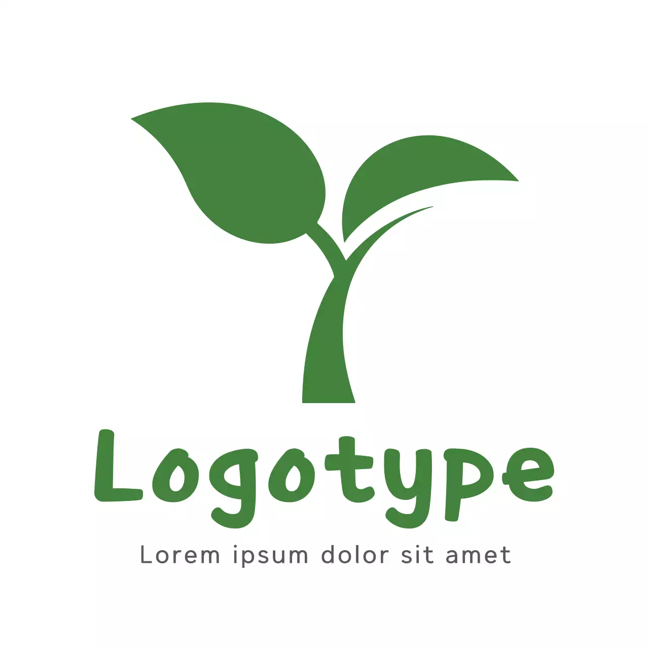 Green Simple Design Logo