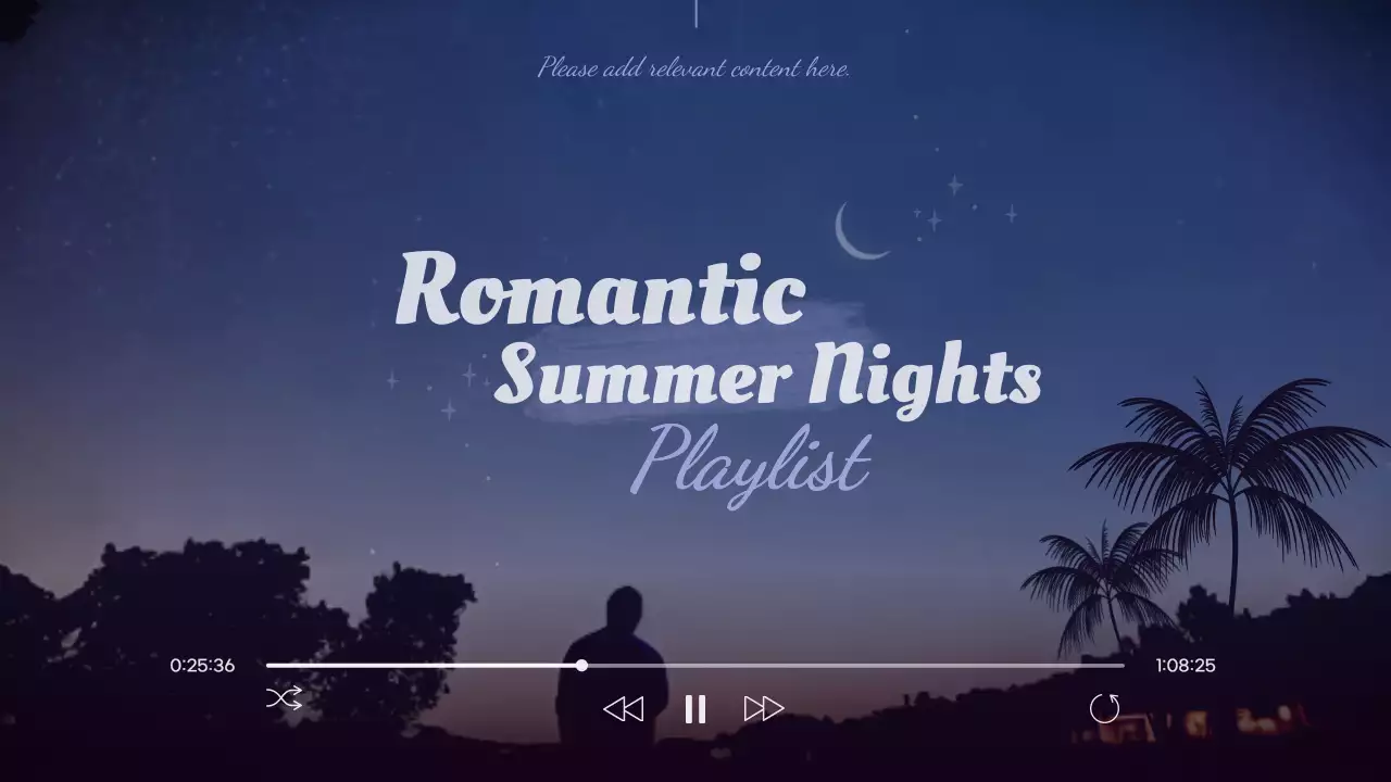 Blue Aesthetic Summer Playlist YouTube Thumbnail