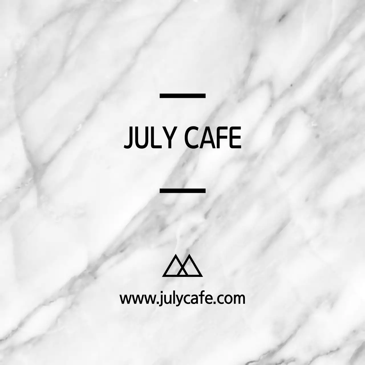 白 モダン カフェ 名刺 ファンシーバナー