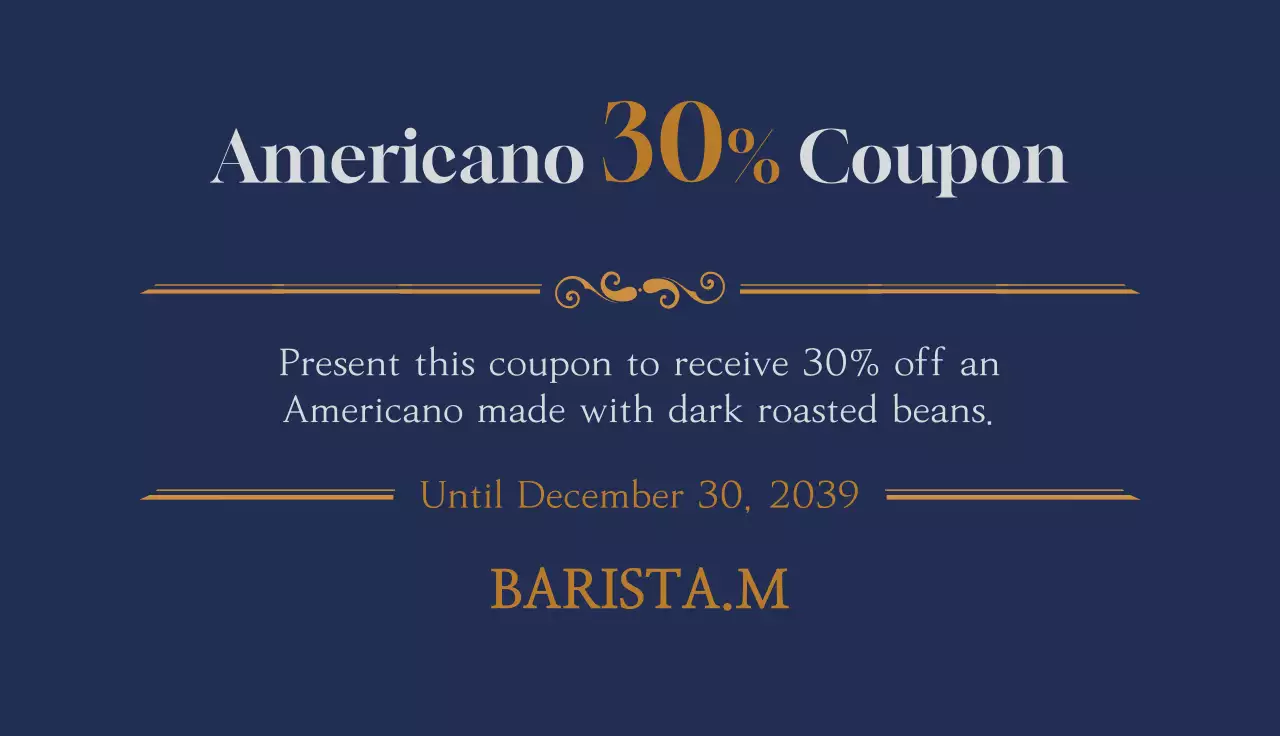 brown modern coffee promotion