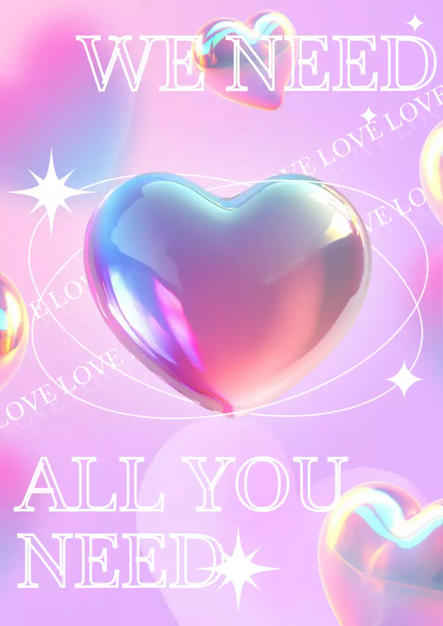 연보라 팝 사랑 포토프레임